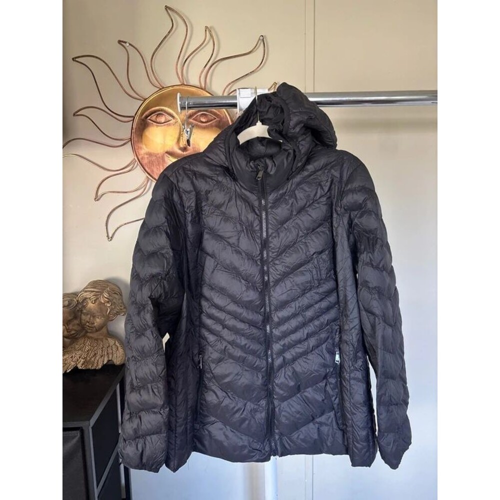 London fog size XL feather down puffer coat